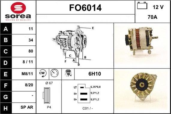 Sera FO6014 - Alternatore autozon.pro