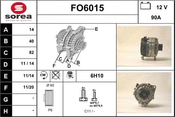 Sera FO6015 - Alternatore autozon.pro