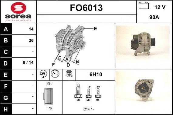 Sera FO6013 - Alternatore autozon.pro