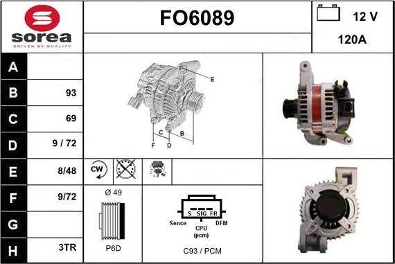 Sera FO6089 - Alternatore autozon.pro