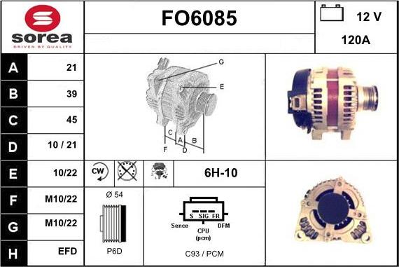 Sera FO6085 - Alternatore autozon.pro