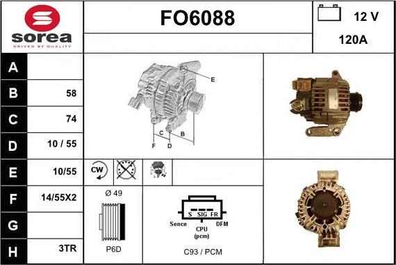 Sera FO6088 - Alternatore autozon.pro