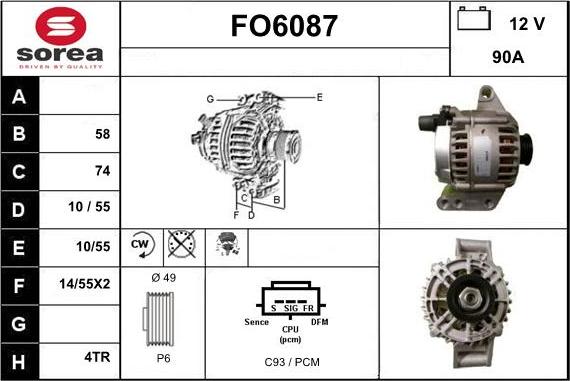 Sera FO6087 - Alternatore autozon.pro