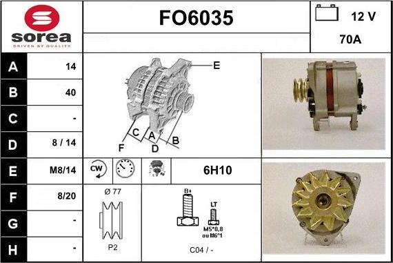 Sera FO6035 - Alternatore autozon.pro