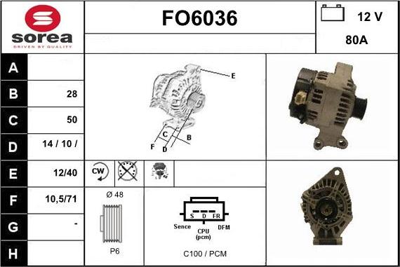 Sera FO6036 - Alternatore autozon.pro