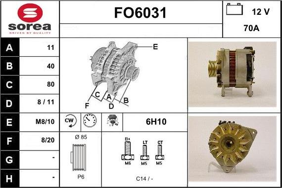 Sera FO6031 - Alternatore autozon.pro