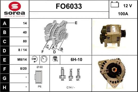 Sera FO6033 - Alternatore autozon.pro