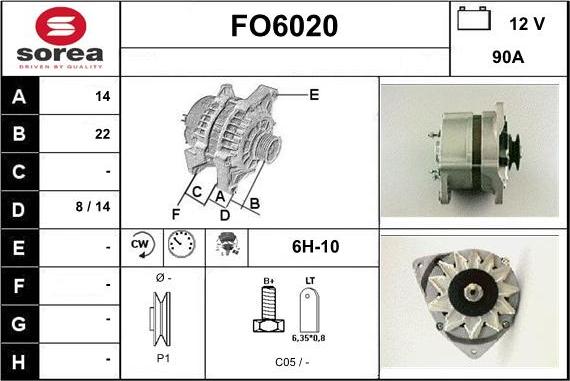 Sera FO6020 - Alternatore autozon.pro