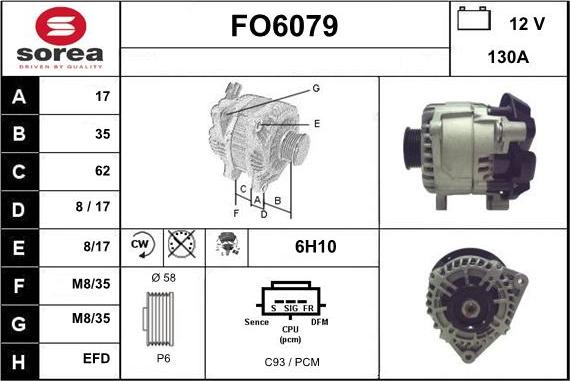 Sera FO6079 - Alternatore autozon.pro