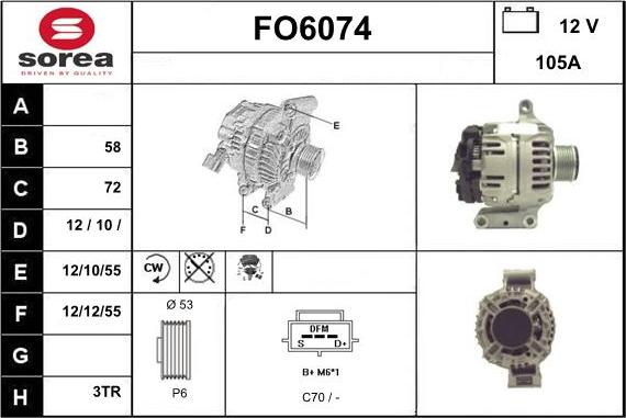 Sera FO6074 - Alternatore autozon.pro