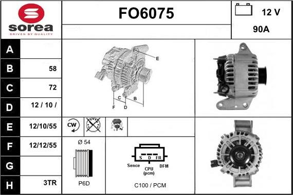 Sera FO6075 - Alternatore autozon.pro