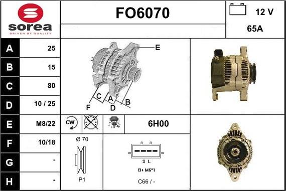 Sera FO6070 - Alternatore autozon.pro