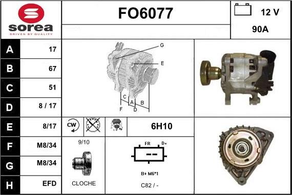 Sera FO6077 - Alternatore autozon.pro