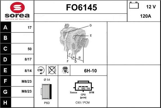 Sera FO6145 - Alternatore autozon.pro