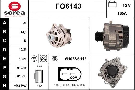 Sera FO6143 - Alternatore autozon.pro