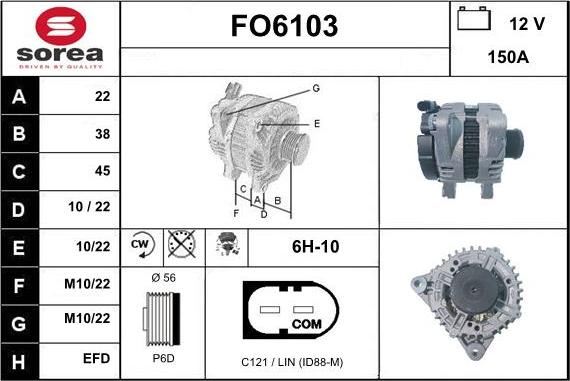 Sera FO6103 - Alternatore autozon.pro