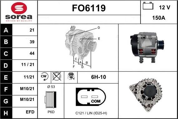 Sera FO6119 - Alternatore autozon.pro