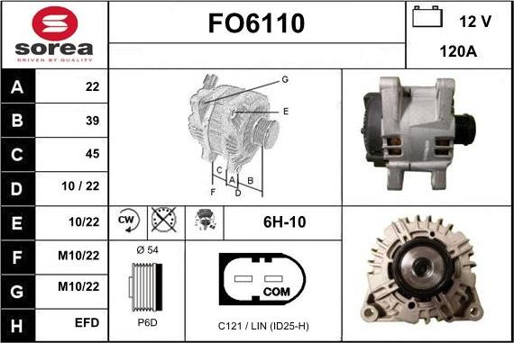 Sera FO6110 - Alternatore autozon.pro