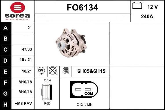 Sera FO6134 - Alternatore autozon.pro