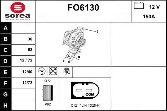 Sera FO6130 - Alternatore autozon.pro