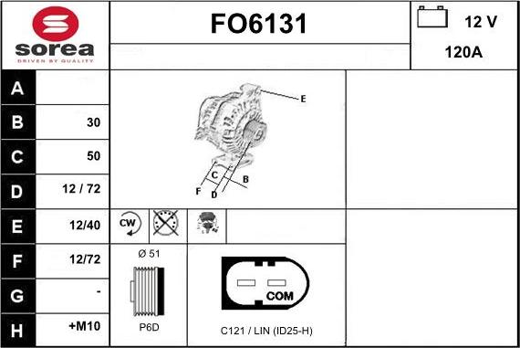 Sera FO6131 - Alternatore autozon.pro