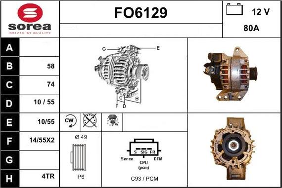 Sera FO6129 - Alternatore autozon.pro