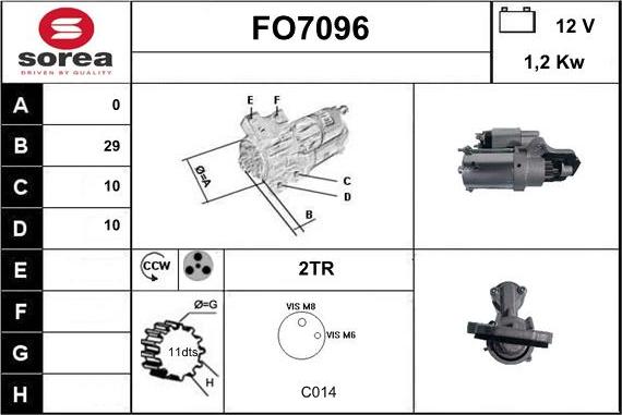 Sera FO7096 - Motorino d'avviamento autozon.pro