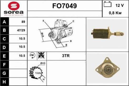 Sera FO7049 - Motorino d'avviamento autozon.pro