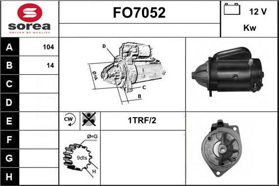 Sera FO7052 - Motorino d'avviamento autozon.pro