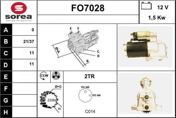 Sera FO7028 - Motorino d'avviamento autozon.pro