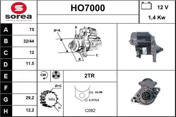 Sera HO7000 - Motorino d'avviamento autozon.pro