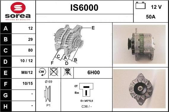 Sera IS6000 - Alternatore autozon.pro