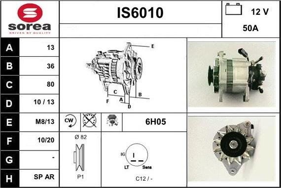 Sera IS6010 - Alternatore autozon.pro