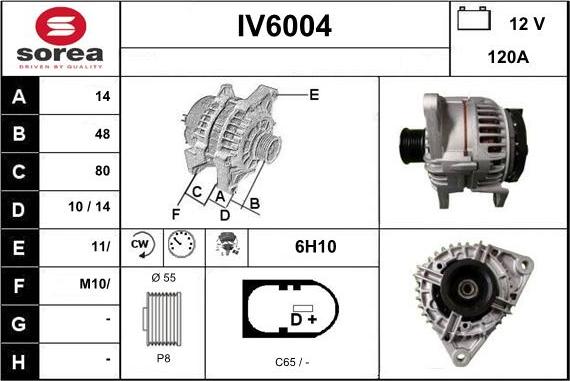 Sera IV6004 - Alternatore autozon.pro