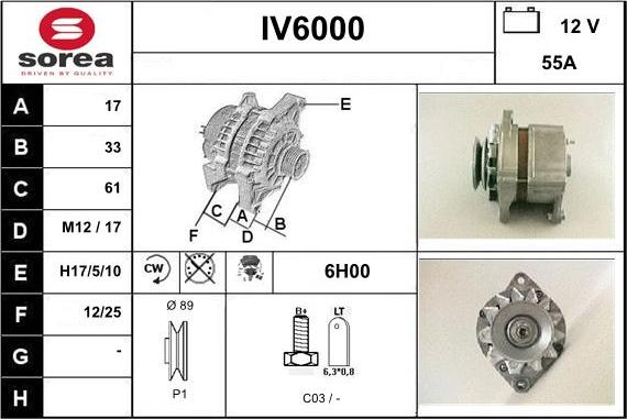 Sera IV6000 - Alternatore autozon.pro