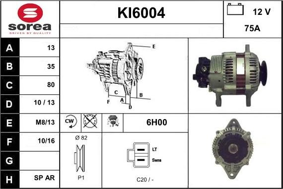 Sera KI6004 - Alternatore autozon.pro