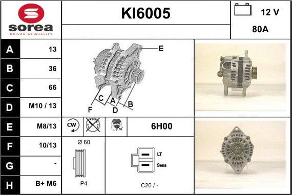 Sera KI6005 - Alternatore autozon.pro