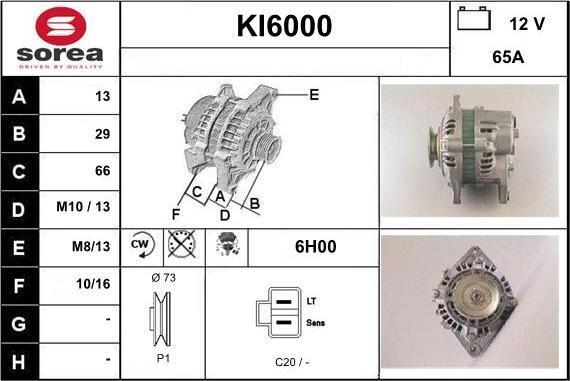 Sera KI6000 - Alternatore autozon.pro