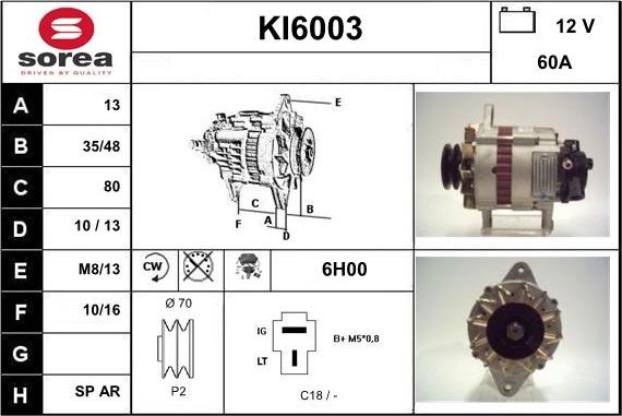 Sera KI6003 - Alternatore autozon.pro