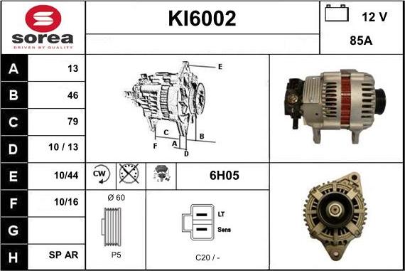 Sera KI6002 - Alternatore autozon.pro