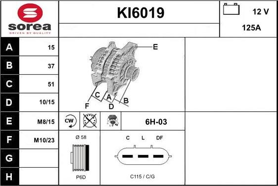 Sera KI6019 - Alternatore autozon.pro