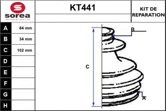 Sera KT441 - Cuffia, Semiasse autozon.pro