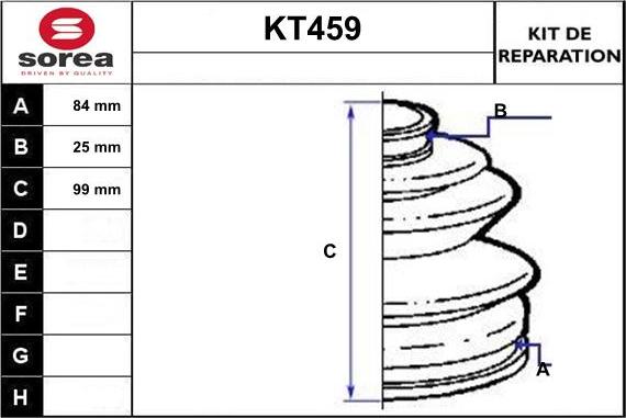 Sera KT459 - Cuffia, Semiasse autozon.pro