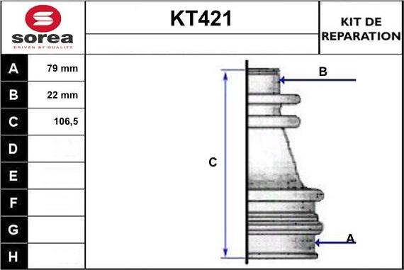 Sera KT421 - Cuffia, Semiasse autozon.pro