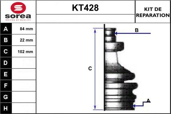 Sera KT428 - Cuffia, Semiasse autozon.pro