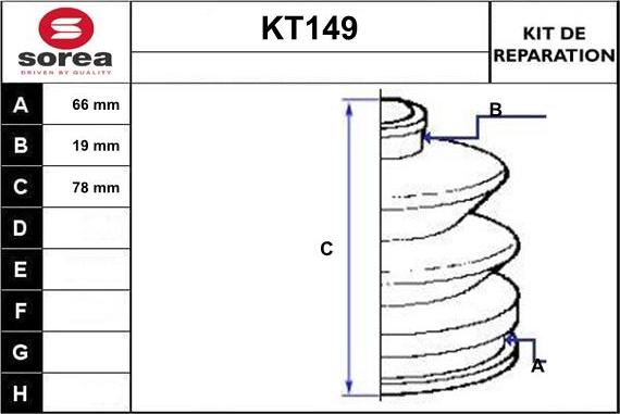 Sera KT149 - Cuffia, Semiasse autozon.pro