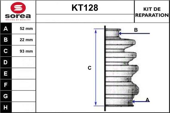 Sera KT128 - Cuffia, Semiasse autozon.pro