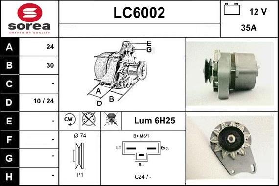 Sera LC6002 - Alternatore autozon.pro