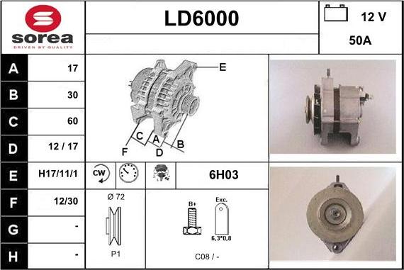 Sera LD6000 - Alternatore autozon.pro