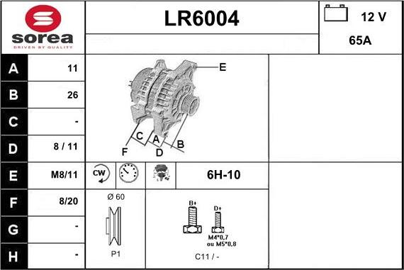 Sera LR6004 - Alternatore autozon.pro